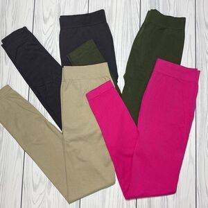 Bundle of Hosiery Leggings / 4 Pairs/ S/M